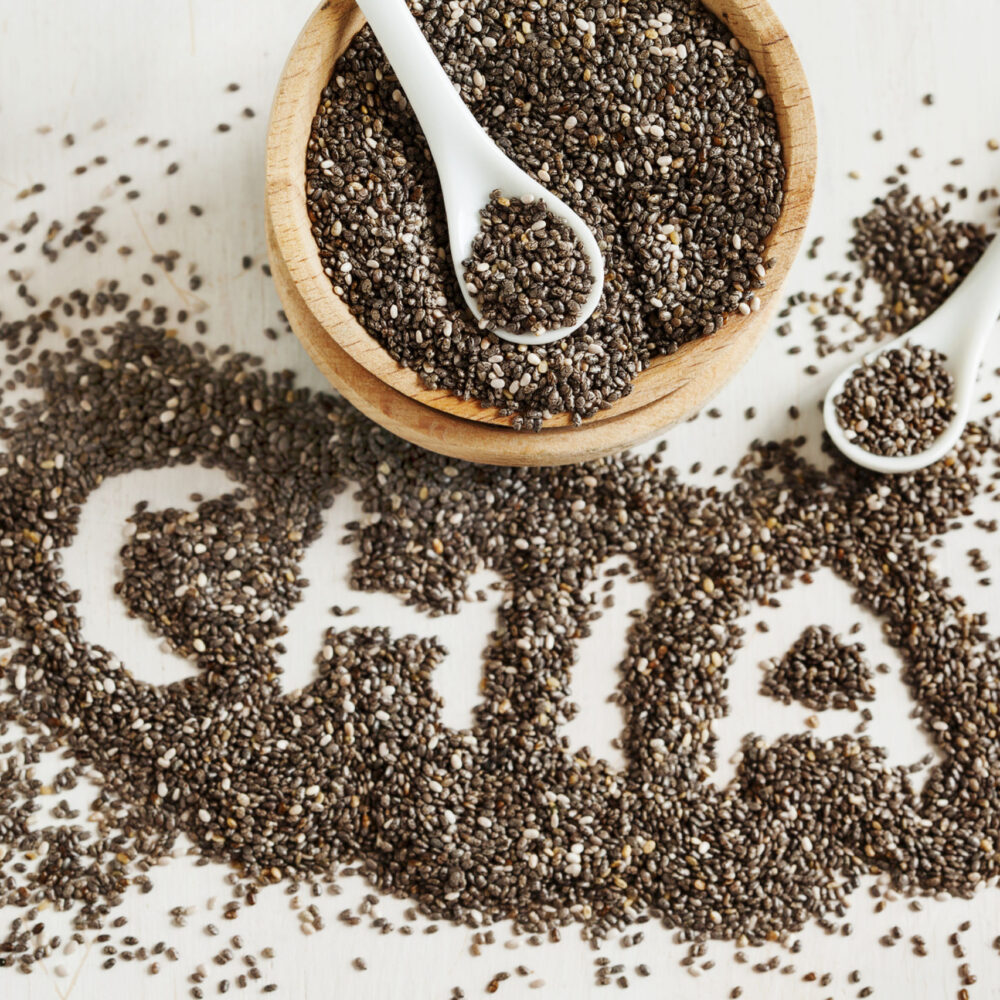 Las semillas de Chia tienen una alta calidad de proteína