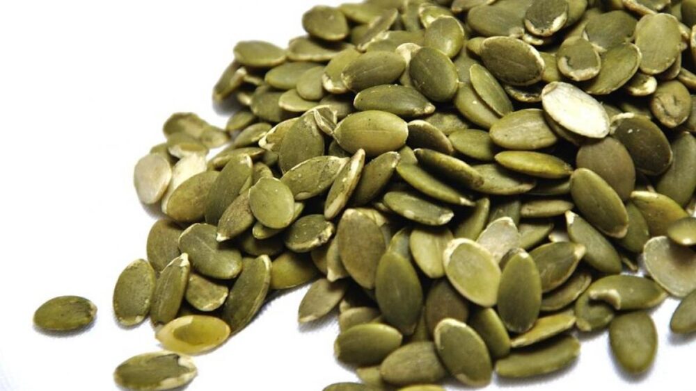 Las semillas de calabaza son una buena fuente de triptófano, zinc y magnesio
